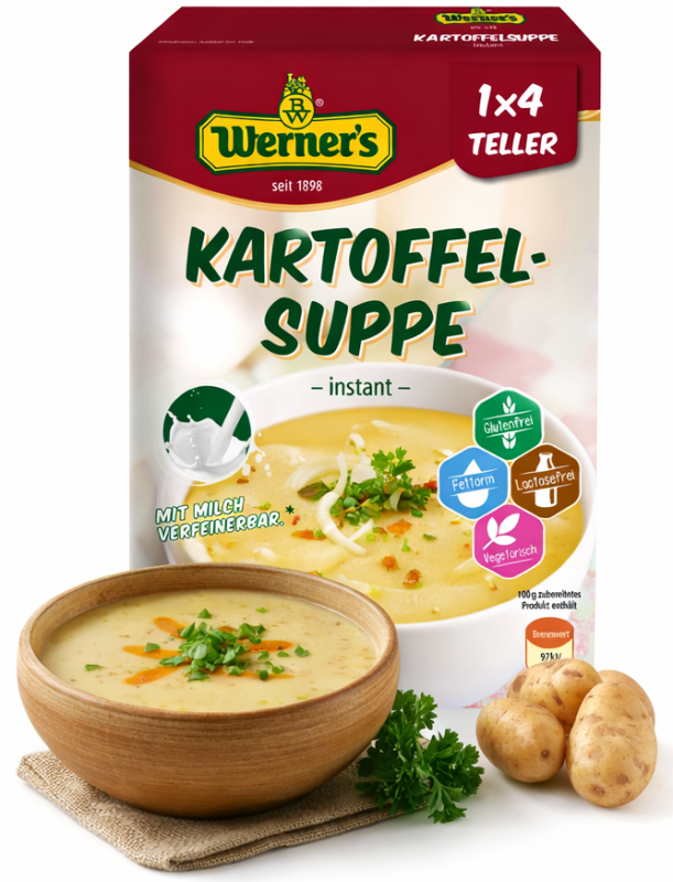 Werners Kartoffelsuppe 4 Teller